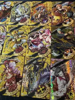 One Piece Set of 18 Collectible Character Anime SSR Cards CCG Luffy Ace Hancock - Image 3