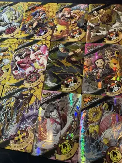 One Piece Set of 18 Collectible Character Anime SSR Cards CCG Luffy Ace Hancock - Image 4