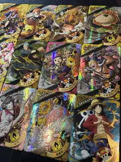 One Piece Set of 18 Collectible Character Anime SSR Cards CCG Luffy Ace Hancock - Image 5