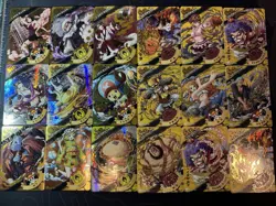 One Piece Set of 18 Collectible Character Anime SSR SR Cards CCG Luffy Nami - Image 1