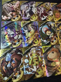 One Piece Set of 18 Collectible Character Anime SSR SR Cards CCG Luffy Nami - Image 2