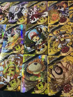 One Piece Set of 18 Collectible Character Anime SSR SR Cards CCG Luffy Nami - Image 3