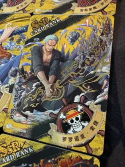 One Piece Set of 18 Collectible Character Anime SSR SR Cards CCG Luffy Nami - Image 5