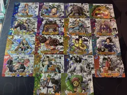 One Piece Set of 18 Collectible Character Anime SSR Cards CCG UR Full Art - Image 1