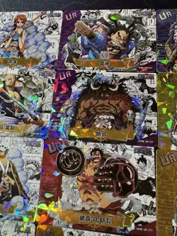 One Piece Set of 18 Collectible Character Anime SSR Cards CCG UR Full Art - Image 3