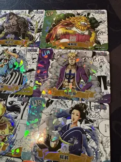 One Piece Set of 18 Collectible Character Anime SSR Cards CCG UR Full Art - Image 5