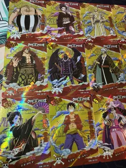 One Piece Set of 18 Collectible Character Anime SSR Cards CCG Luffy Nami - Image 2