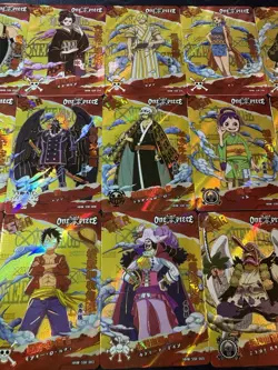 One Piece Set of 18 Collectible Character Anime SSR Cards CCG Luffy Nami - Image 3