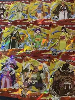 One Piece Set of 18 Collectible Character Anime SSR Cards CCG Luffy Nami - Image 4