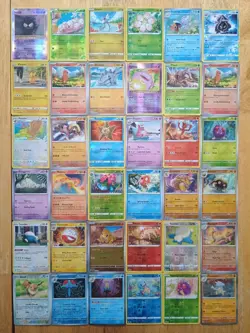 Pokemon Reverse Holo Cards (219 Cards) From Kanto & Johto & Hoen & Sino - Image 2