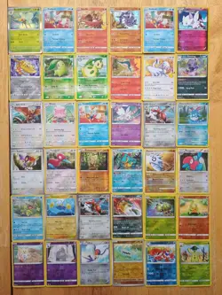 Pokemon Reverse Holo Cards (219 Cards) From Kanto & Johto & Hoen & Sino - Image 3