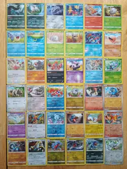 Pokemon Reverse Holo Cards (219 Cards) From Kanto & Johto & Hoen & Sino - Image 5