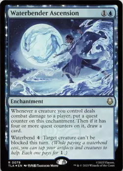Waterbender Ascension - FOIL - R Avatar: The Last Airbender 79 - MTG - Image 1