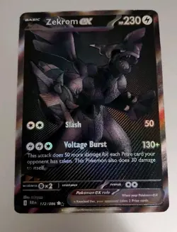 Zekrom ex - 172/086 - Pokemon Black Bolt Secret Rare NM - Image 1