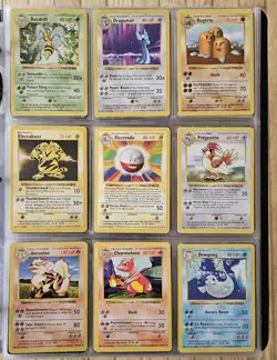 Pokemon Base Set Shadowless Complete Non-Holo 17-102 Vintage WOTC - Image 1