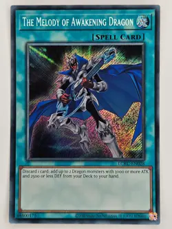 Yu Gi Oh - LCKC-EN028 The Melody of Awakening Dragon - Secret Rare - Image 1