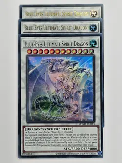 Yu Gi Oh - 3x SDWD-EN043 Blue-Eyes Ultimate Spirit Dragon - Ultra Rare - Image 1