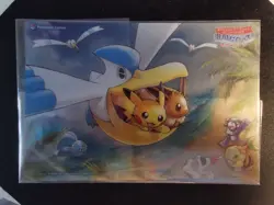 Eevee pikachu Manaphy Clear card Gift pokemon Center Yokohama Japanese 2018 - Image 1
