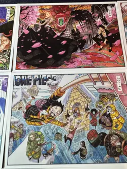One Piece 9 x Collectible Character Anime Cards Luffy Shanks Chopper Manga - Image 3