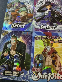 One Piece 9 x Collectible Character Anime Cards Luffy Zoro Sabo Ace Zoro SSR - Image 5