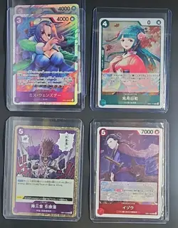 One Piece Memorial Collection Foil Lot- Japanese- 8 Cards. One Duplicate - Image 2