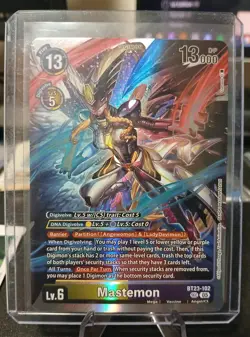 Mastemon BT23 - Digimon Card Game NM English - Image 1