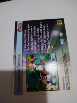 The Lovable Totodile Snap01 Topps Johto Series 1 2001 Pokemon Card - Image 3
