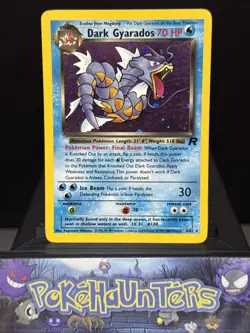 Pokemon Card Dark Gyarados 8/82 Team Rocket Set Rare Holo WOTC Light Play - Image 1