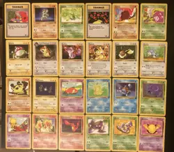 NEAR MINT Pokemon Cards Team Rocket x 24 Complete Common set WOTC - Image 2