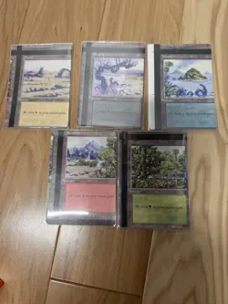 MTG Magic the Gathering Full set arena NFC lands - Image 1