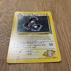 Pokemon TCG Lt. Surge's Magneton Gym Heroes LP/NM - Image 3