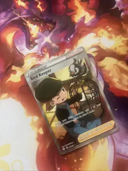 Pokemon TCG Bird Keeper (Full Art) 066/072 Ultra Rare Shining Fates - Image 2