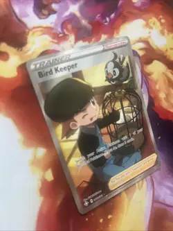 Pokemon TCG Bird Keeper (Full Art) 066/072 Ultra Rare Shining Fates - Image 3