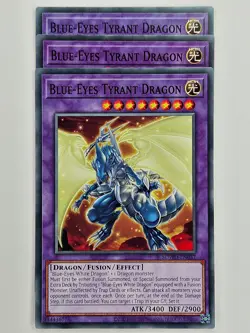 Yu Gi Oh - 3x SDWD-EN037 Blue-Eyes Tyrant Dragon - Common - Image 1
