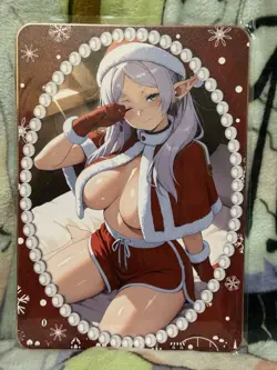 GODDESS STORY FIRST LOVE 2 #11/50 FRIEREN JUMBO METAL CARD ANIME WAIFU CARD - Image 1