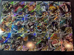 One Piece Set of 18 Collectible Character Anime SR Cards CCG Luffy Sanji Shanks - Image 1