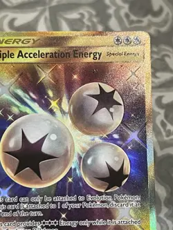 Triple Acceleration Energy - 234/214 - Pokemon Unbroken Bonds Sun Moon Secret NM - Image 3