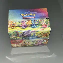 Pokemon TCG Scarlet & Violet-Prismatic Evolutions Mini Tin Display Box - IN HAND - Image 1
