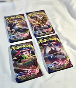Pokemon TCG Sword and Shield Base Set Booster Pack Random Artwork NEW/SEALED - Image 3