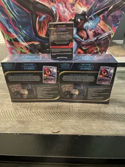 Lot Of 2 TCG Phantasmal Flames Pokemon Center ETBs & Booster Bundle Sealed - Image 3