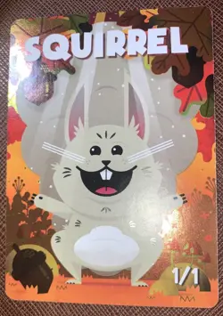 Card Kingdom 20th Anniversary Squirrel Token- Magic The Gathering - Rare - FOIL - Image 2