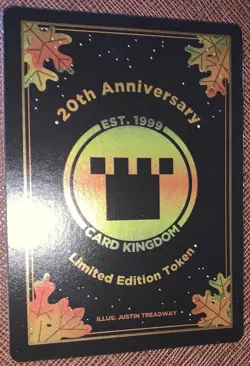 Card Kingdom 20th Anniversary Squirrel Token- Magic The Gathering - Rare - FOIL - Image 3