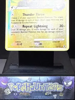 Pokemon Card Raichu GL Lv. 46 31/111 Rising Rivals Reverse Holo Rare LP - Image 3