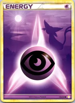 Psychic Energy 119/123 Non-Holo HGSS Pokemon Card TCG LP - Image 1