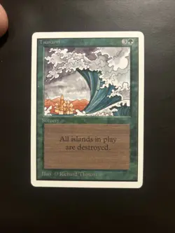 MTG Tsunami Revised Legacy Magic the Gathering Card - Image 1