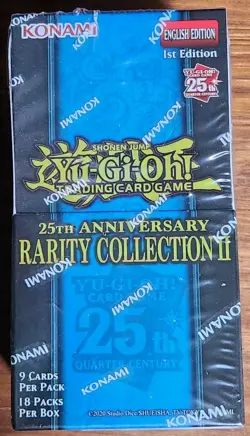 Yu-Gi-Oh 25th Anniversary Rarity Collection II Konami 1st Edition 18 Packs New - Image 1