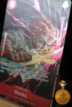 Shanks P-083 Championship Mint One Piece English Card Game Holo Carte - Image 3