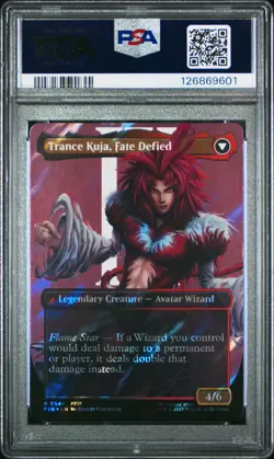 2025 MTG FINAL FANTASY KUJA, GENOME SORCERER/TRANCE KUJA, FATE DEFIED PSA 10 - Image 2