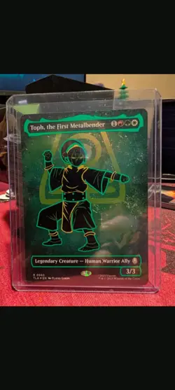 Toph, the First Metalbender (Borderless) (Neon Ink Foil) Avatar: The Last Airbender Foil for sale online - Image 1