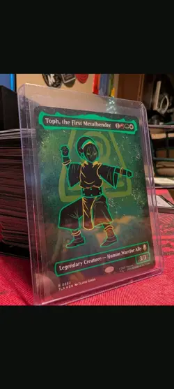 Toph, the First Metalbender (Borderless) (Neon Ink Foil) Avatar: The Last Airbender Foil for sale online - Image 2